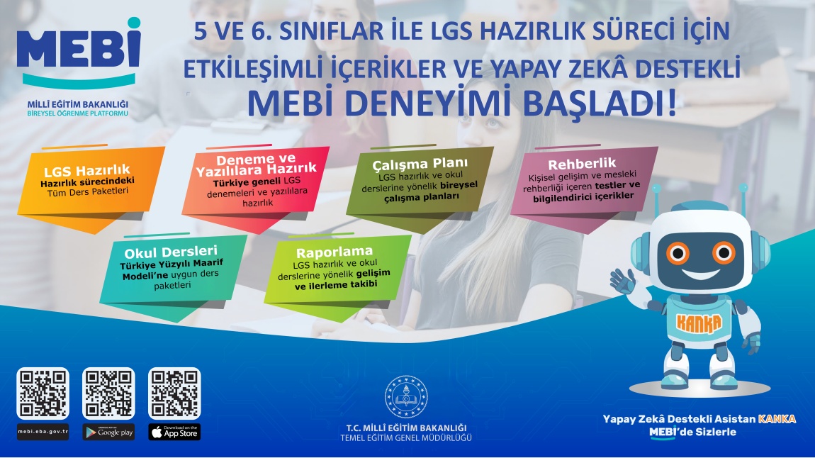 MEBİ ÖĞRENME PLATROFORMU ARTIK ORTAOKULDA